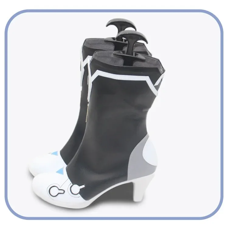 Gioco Honkai Impact 3 Griseo Scarpe Cosplay Stivali di Carnevale di Halloween Scarpe in pelle PU Puntelli Cosplay Su misura