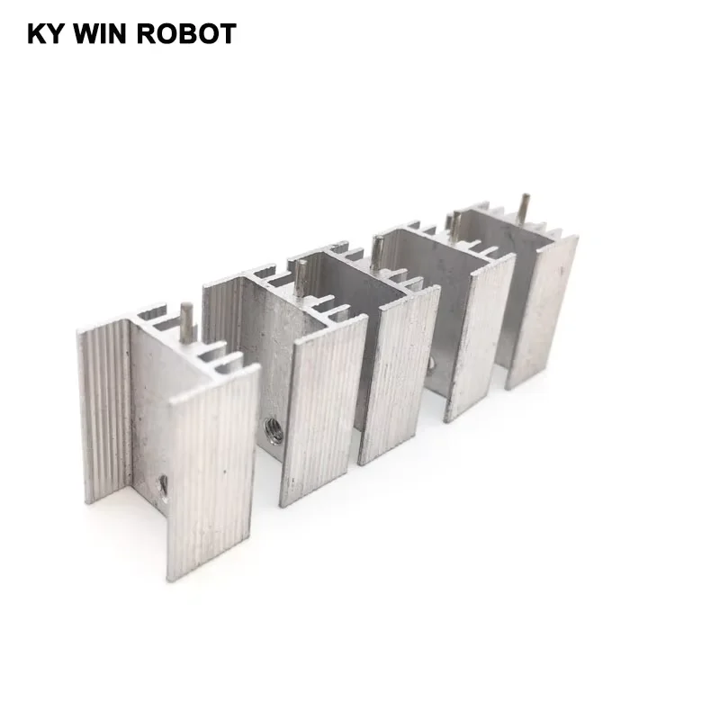 5pcs  Aluminium TO-220 Heatsink TO 220 Heat Sink Transistor Radiator TO220 Cooler Cooling 20*15*10MM With 1 Pin