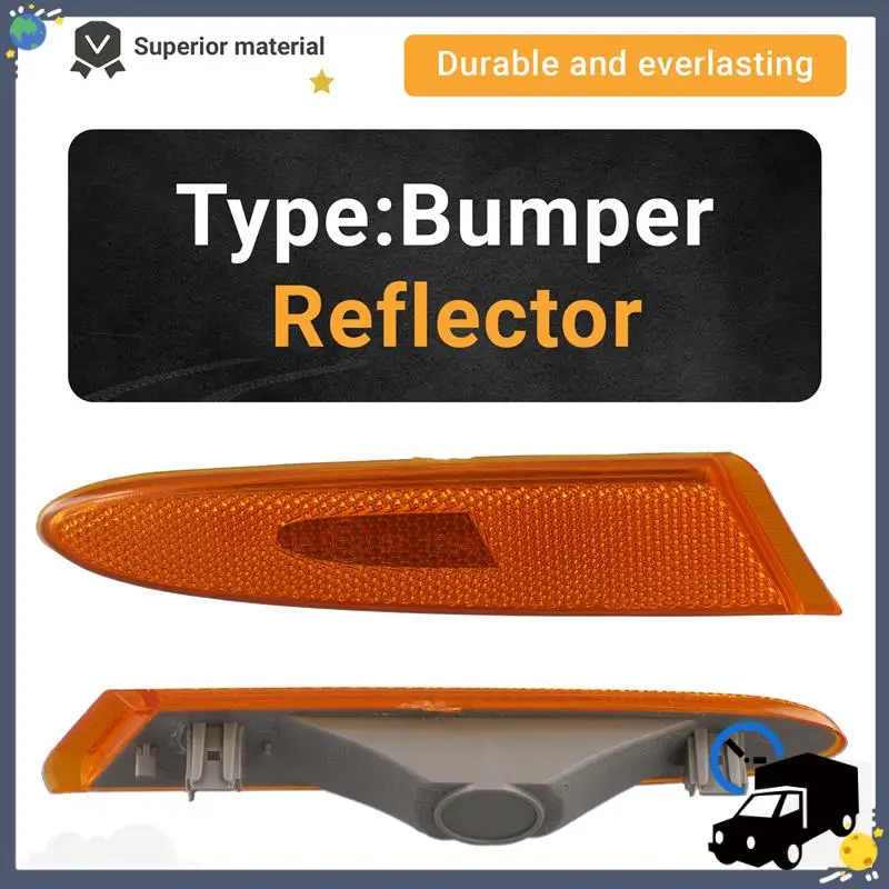 عاكس المصد الأمامي للسيارة يدوم طويلاً لسيارة جاكوار XJ X350 2003-2009