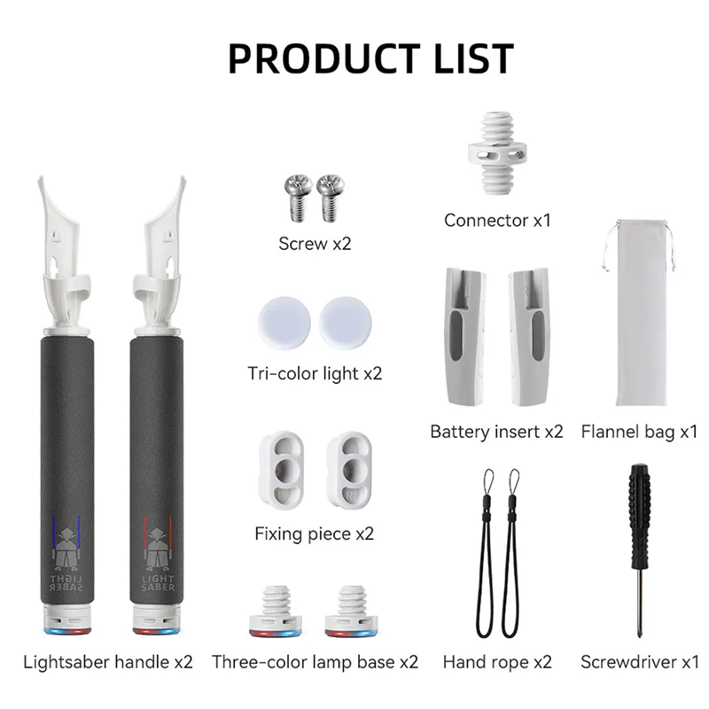 حامل مقابض تمديد ألعاب Oculus 2 Light Sabre لـ Meta 2 VR_BSH