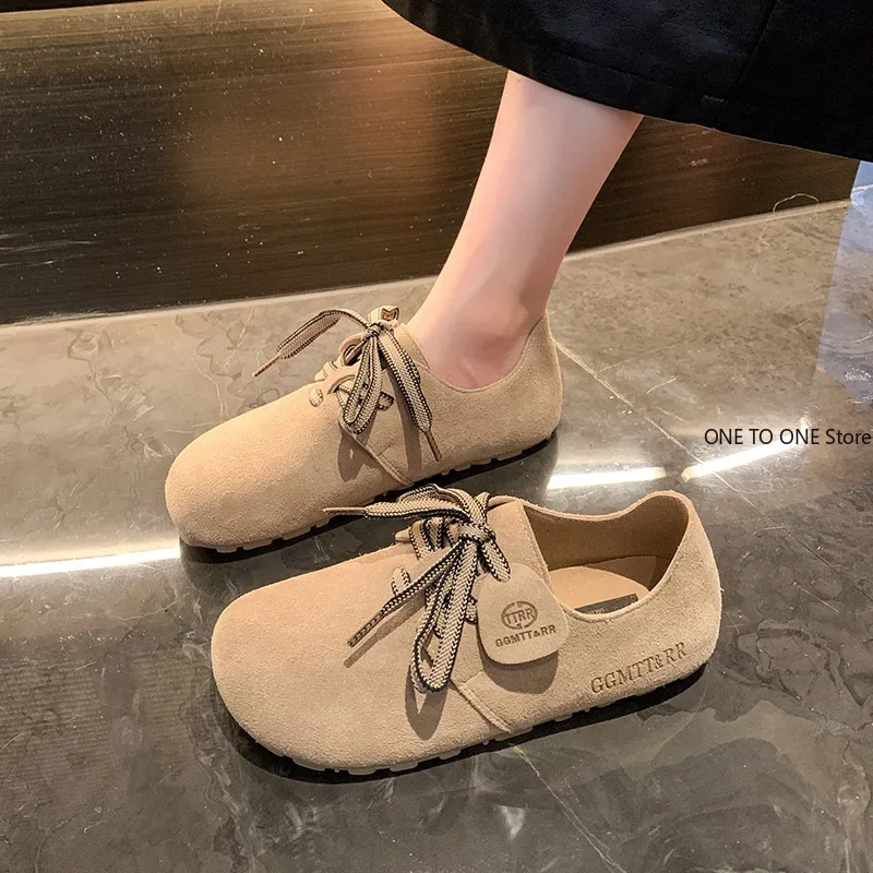 Womens Derby Shoes Soft Female Footwear Shallow Mouth British Style Loafers With Fur Leather Dress New Preppy Slip-on Mary Janes image 4