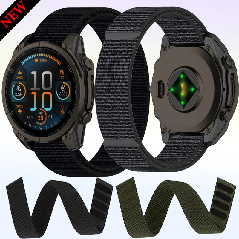 26 mm 22 mm 20 mm Hakenschlaufe Nylonarmband Garmin Fenix 8 51 mm 47 mm 43 mm Armband Armband Fenix E 7X Enduro3/Quatix7 Pro Forerunner