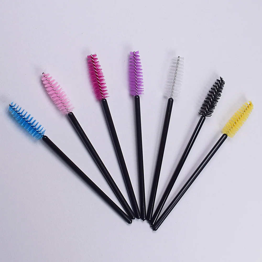 50/5 Stuks Wegwerp Make Wattenstaafje Mini Individuele Lash Applicators Mascara Borstels Wimper Extension Voor Maquillaje Make-Up