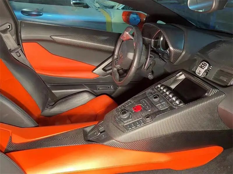 For Lamborghini Aventador Lp700 Interior Center Control Instrument Covers Shift Paddle Door Panel Interior Car Modified Parts