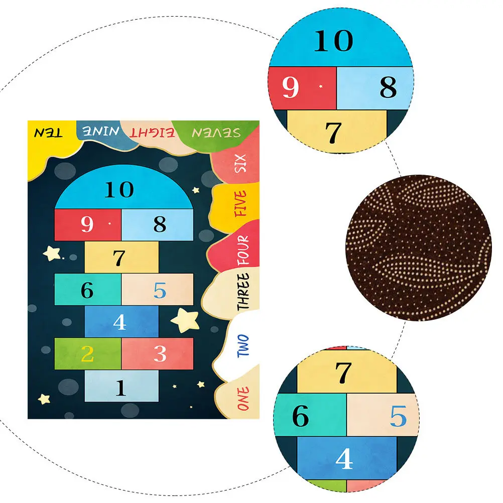 

Креативный коврик-шашки для детской комнаты: долговечный материал, развивающий, нескользящий, для игровой комнаты и детского сада