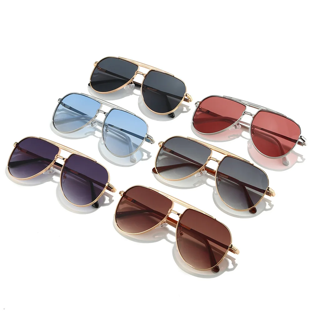 Novo piloto óculos de sol das mulheres dos homens unisex óculos de condução uv400 aviação suitabel para todos os clássicos elegantes tons de metal oculos