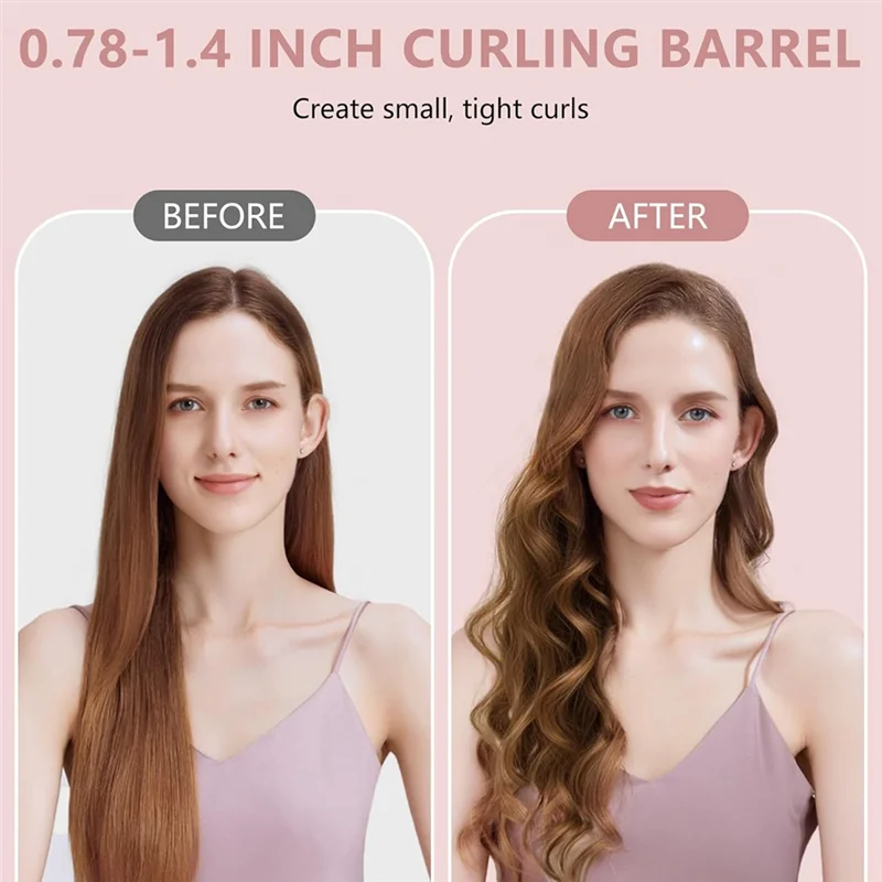 A98G-Conical Long Curling Barrels For Dyson Airwrap HS01 HS05 Styler, 0.78- 1.4 In Hair Curl Attachments