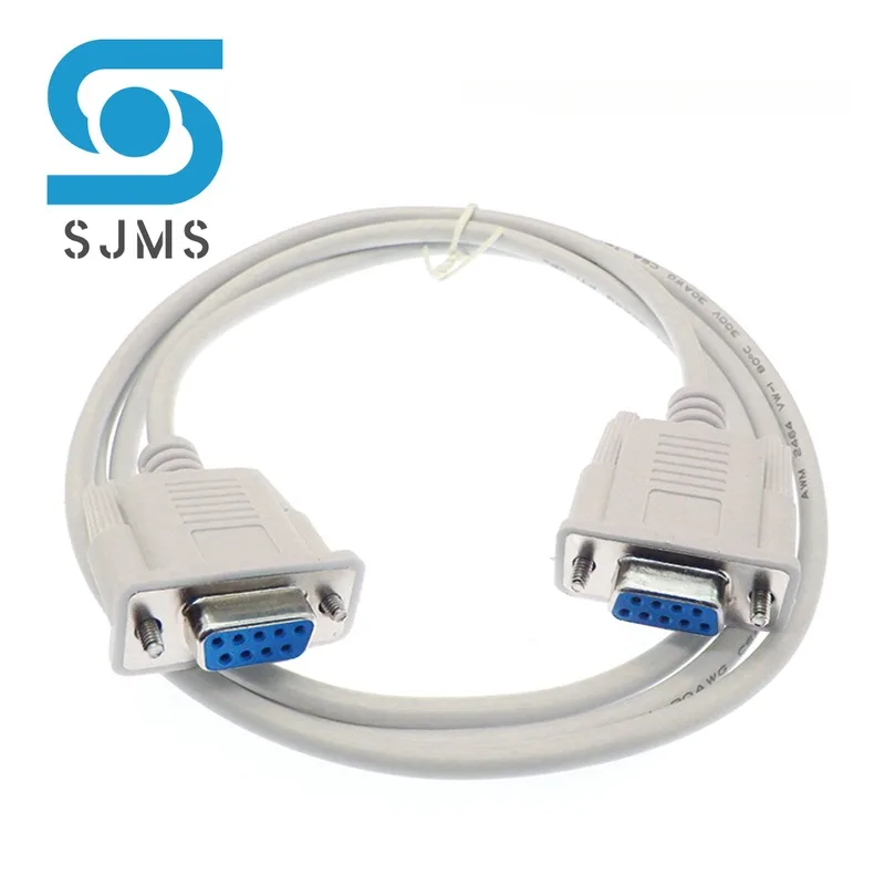 1PCS DB9 Serial cable 9Pin RS232 Male/Female PC converter Expansion cable Connectors D-SUB 9Pin conversion cable 1.5M extension