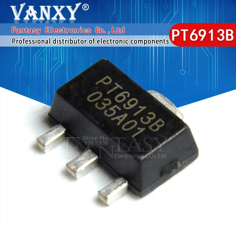 PT6913B SOT-89-3 10er-Pack: Praxis-Test und detaillierte Bewertung für Elektronik-Enthusiasten
