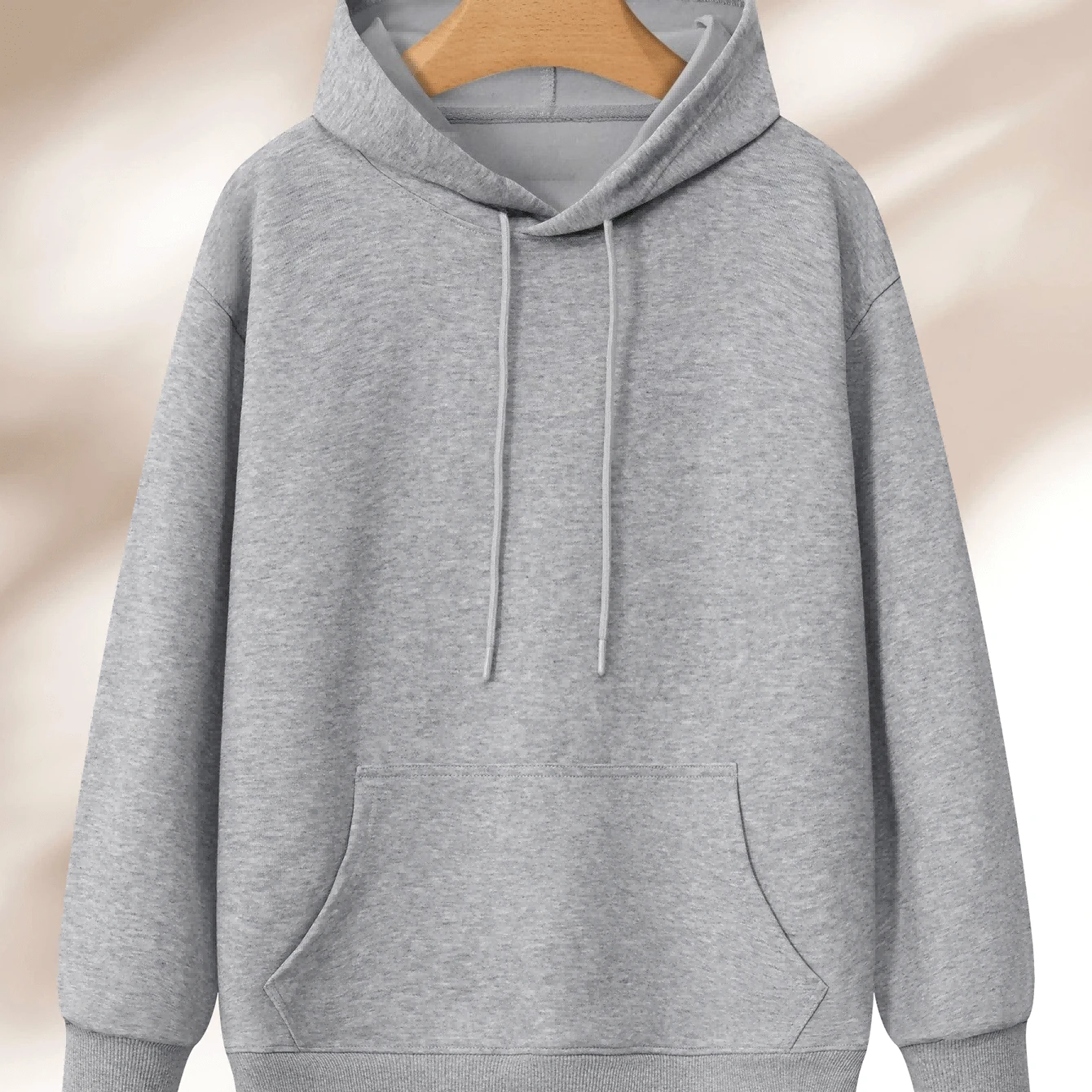 Felpa con cappuccio oversize unisex da donna Pullover a maniche lunghe con cappuccio con coulisse regolabile Tinta unita Vestibilità casual Autunno e inverno