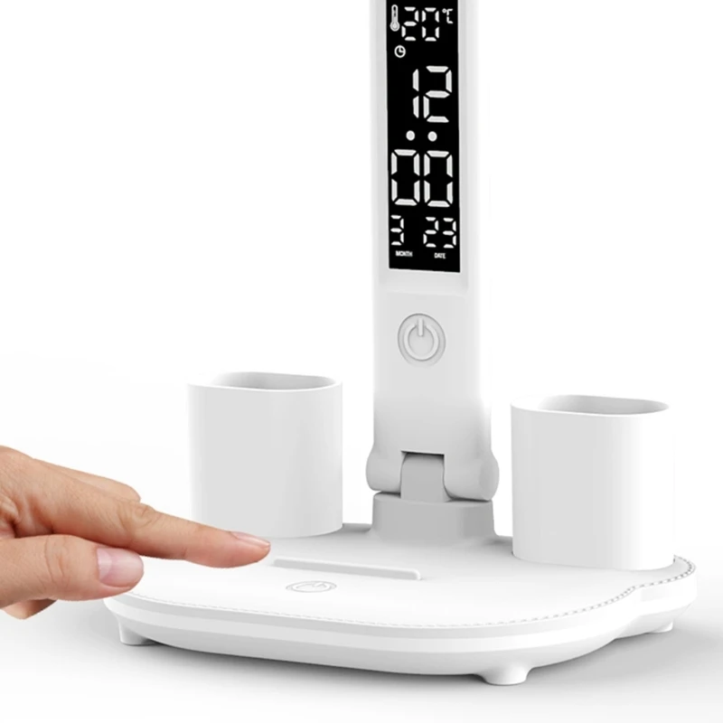 مصباح LED للمكتب والمنزل DN59 مزود بمروحة تبريد ولوحة تحكم بشاشة تعمل باللمس