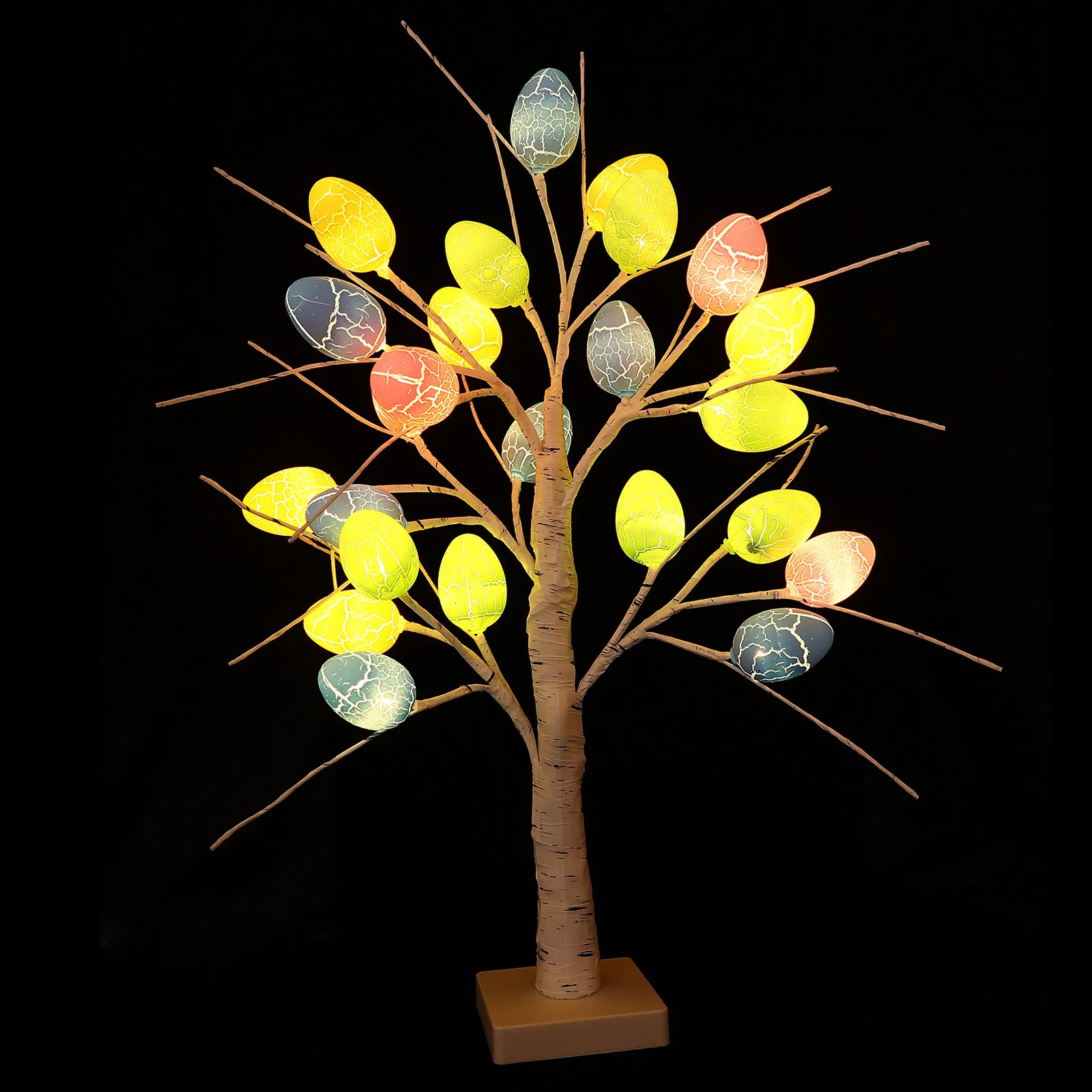 

Creative LED Egg Tree Lamp 24 Beads Table Light for Bedroom Living Room Office Modern Decorative Indoor Lighting
