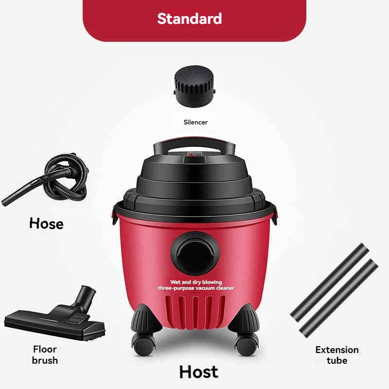 Handheld Wet/dry Vacuum Cleaner With Three Functions Barrel Vacuum Cleaner Multi-Function Vacuum Cleaner Dust Collector With