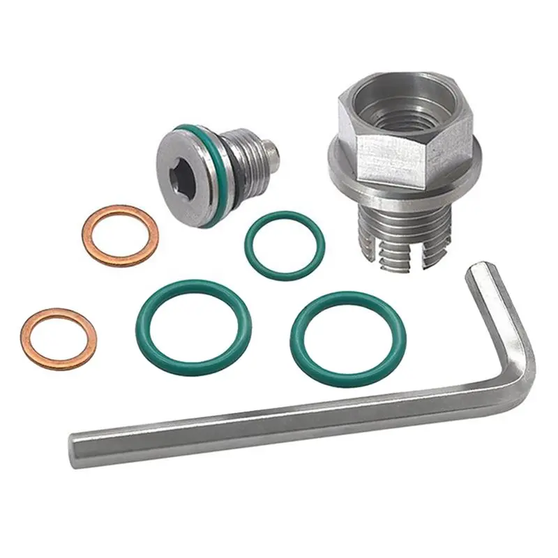 Backpack Style Oil Drain Plug Self Tapping Oil Pan Thread Repair Back Type Oil Drain Plug Oil Drain Plugs
