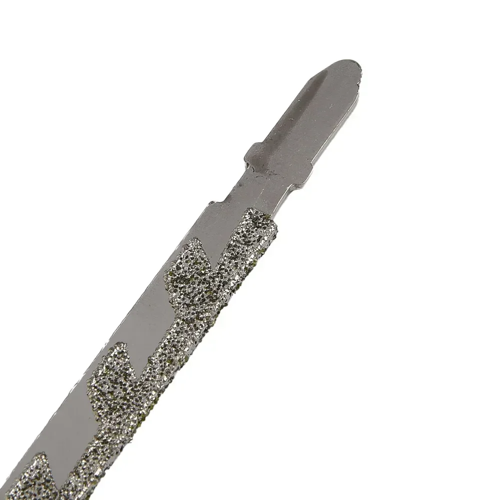 

Stone Processing Carbon Ceramic Jigsaw Blade T-shank Blade Cutting Tools Diamond Coated Jigsaw Blade Silver T-shank