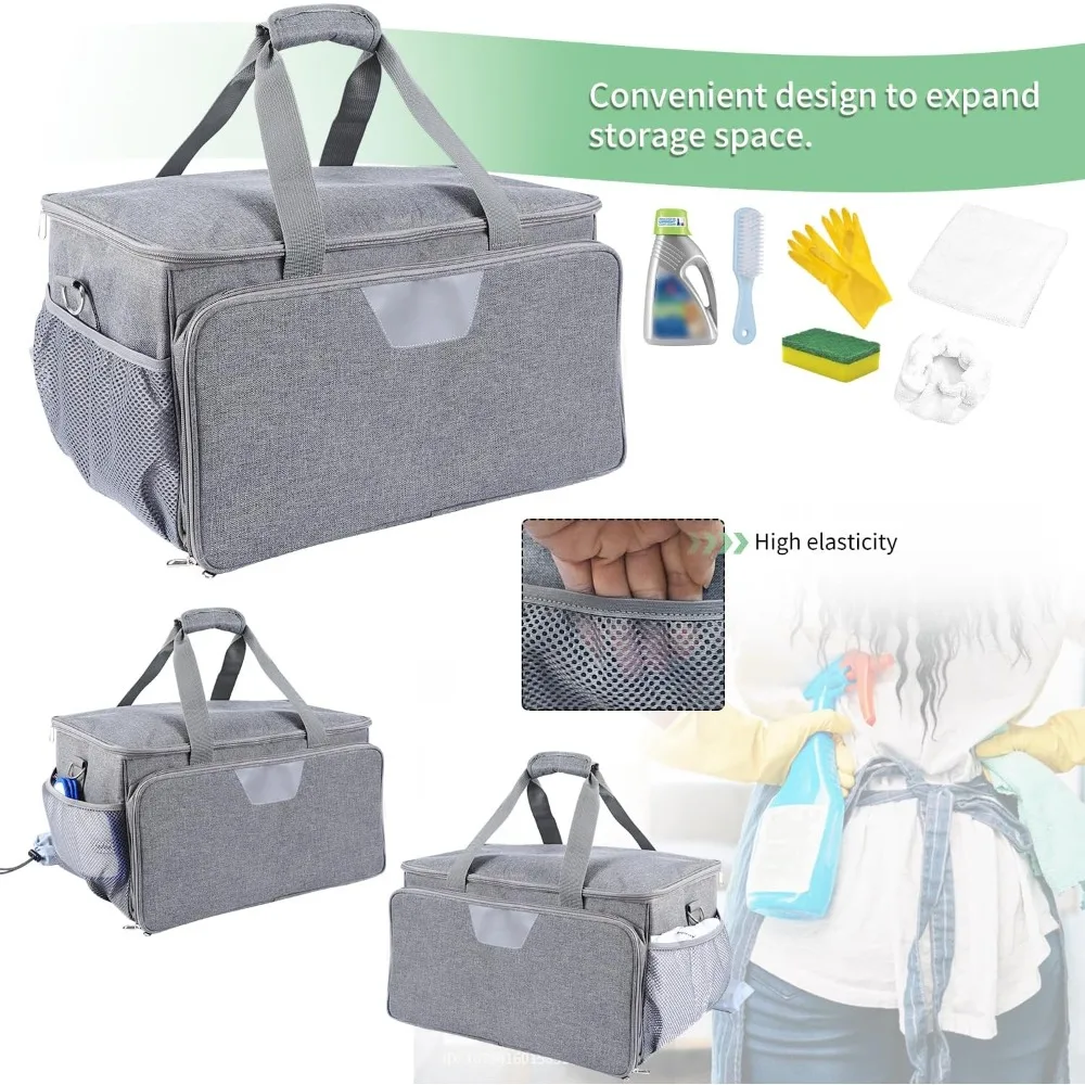 

Steam Cleaner Storage Bag for Dupray Neat Carrying Case with Pockets Portable Organizer Gray Large Space