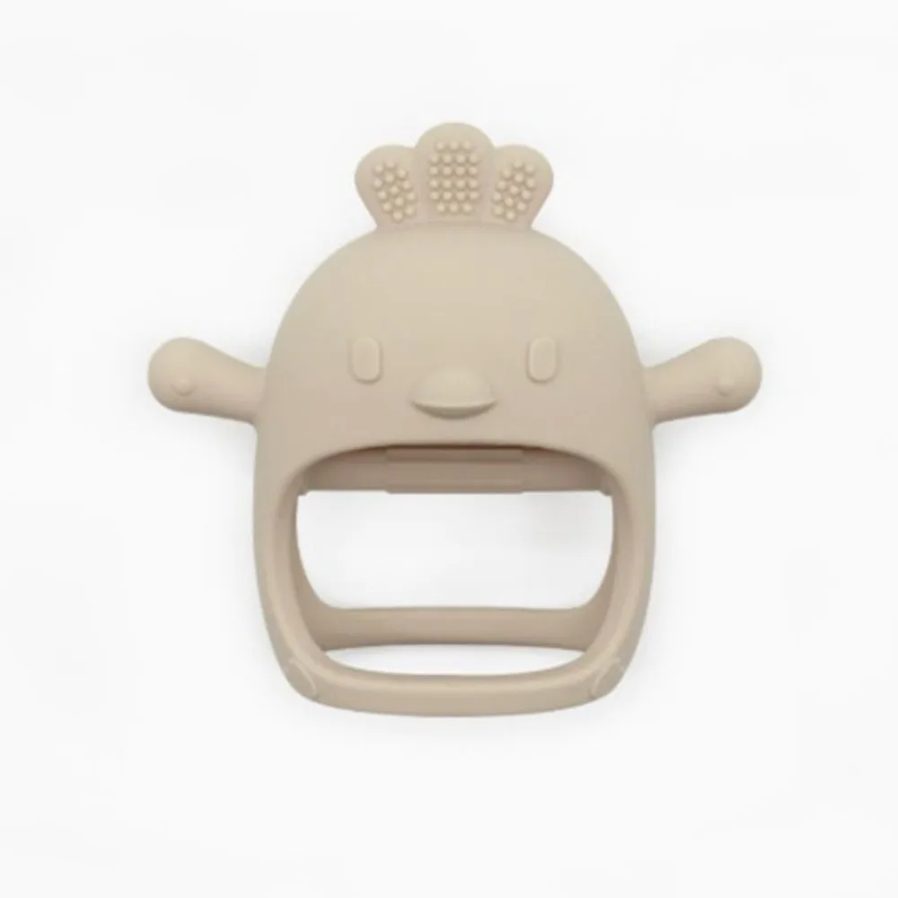 

Premium Ergonomics Gum Chewing Teether Anti-Drop Chewable Silicone Baby Teether BPA Free Cute Baby Soothing Teething Toy Newborn