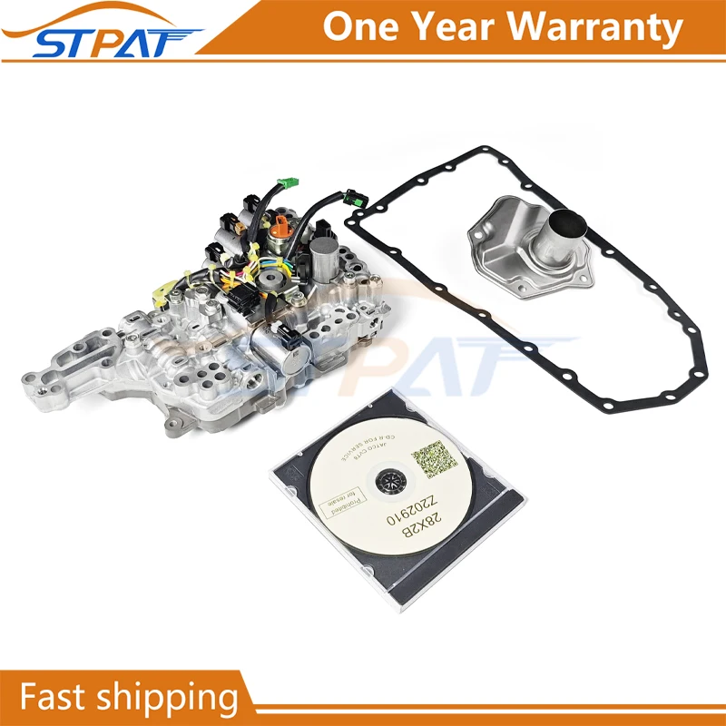 STPAT For Nissan Infiniti JX35 QX60 F016E JF017E RE0F10A CVT Valve Body With CD/Oil Filter Gasket KIT 31728-29X0D 31397-1XF0D