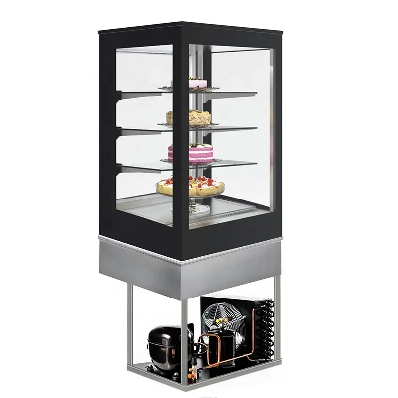 Counter top  cake  display showcase  pastry desk top glass  chiller  fridge  built-in  refrigerator   dessert display case