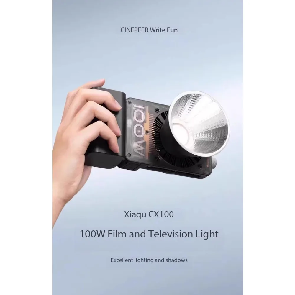 

ZHIYUN CINEPEER CX100 100W COB Bi-Color LED Video Light Built-in 4500mAh Battery