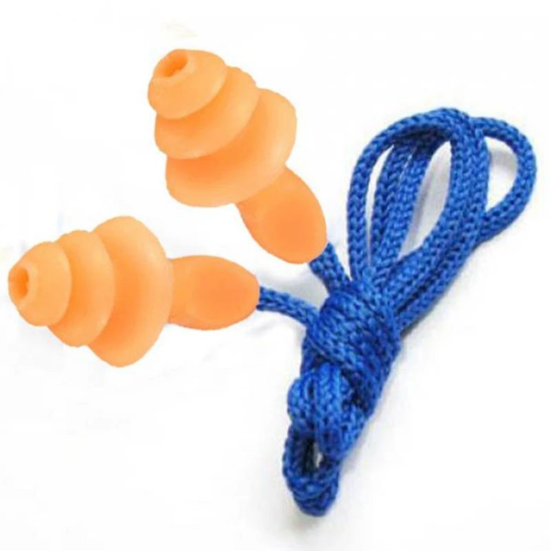 Bouchons d'oreille filaires en silicone souple authentique, réduction du bruit, bouchons d'oreille d'arbre de Noël, cache-oreilles de protection, 5 pièces