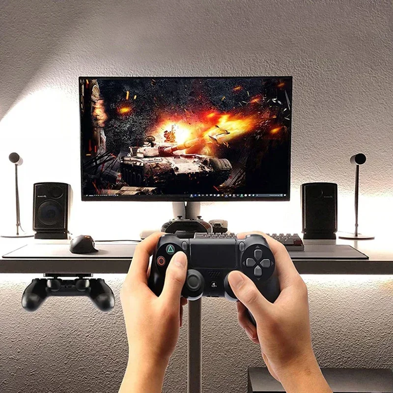 Hanging Hanger Bracket For PS5/PS4 Controller Hanger  1Pcs Storage Stand Gamepad Hook Holder Game Accessories ABS Storage Rack image 5