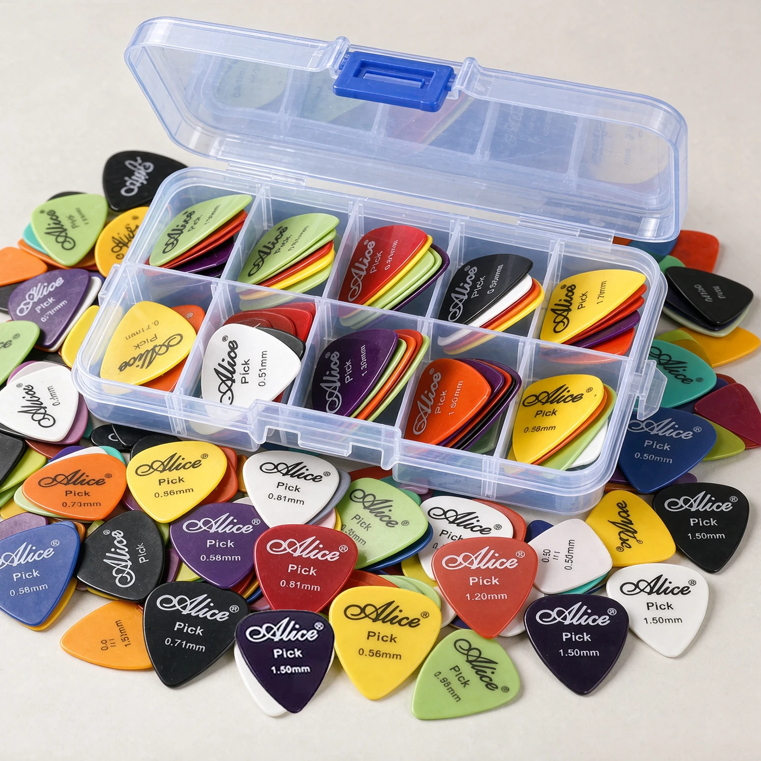 Bulk Guitar Pick Set (30/50Pcs) – Mixed Thickness Options from Thin to Extra Heavy, Picks for Daily Practice & Performance TMZ
