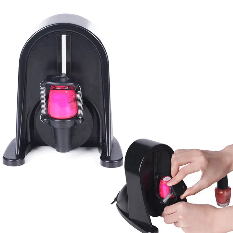 Q Nuevos diseños de decoración de uñas Agitador automático profesional de esmalte de gel Agitador líquido de laca de uñas