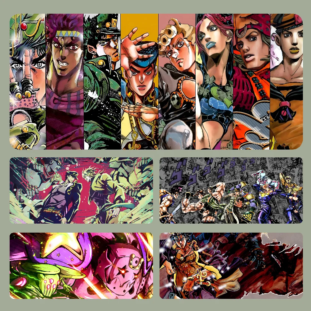 J-Jojo's Bizarre Adventure Mousepad Large Computer Gaming Accessories MousePads Desk Mats Anti-slip Laptop Soft Mouse Pad