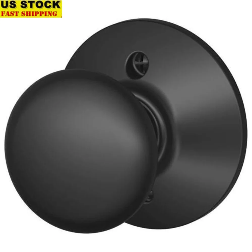 

Plymouth Non-Turning Lock Dummy Handle Matte Black Durable Easy Installation Transitional Home Decor 10x15x11 Inches