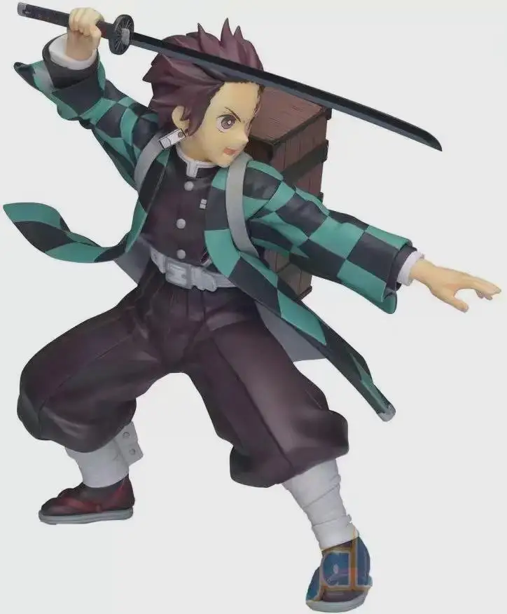 أنيمي شيطان القاتل Gk عمل أرقام كامادو تانجيرو أجاتسوما زينيتسو Nezuko Hashibira Inosuke بولي كلوريد الفينيل تمثال نموذج اللعب 19-22 سنتيمتر