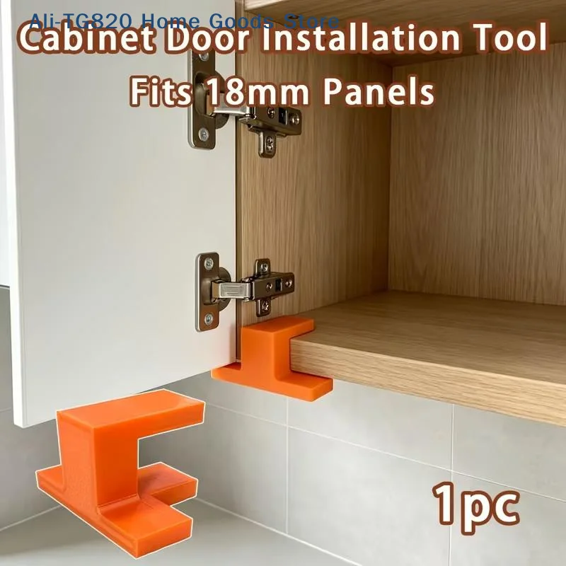 [TG820]Cabinet Door Installation Jig Woodworking Locator T-Type Corner Bracket 18MM Clamping Tool For Floor Ceiling Cabinets