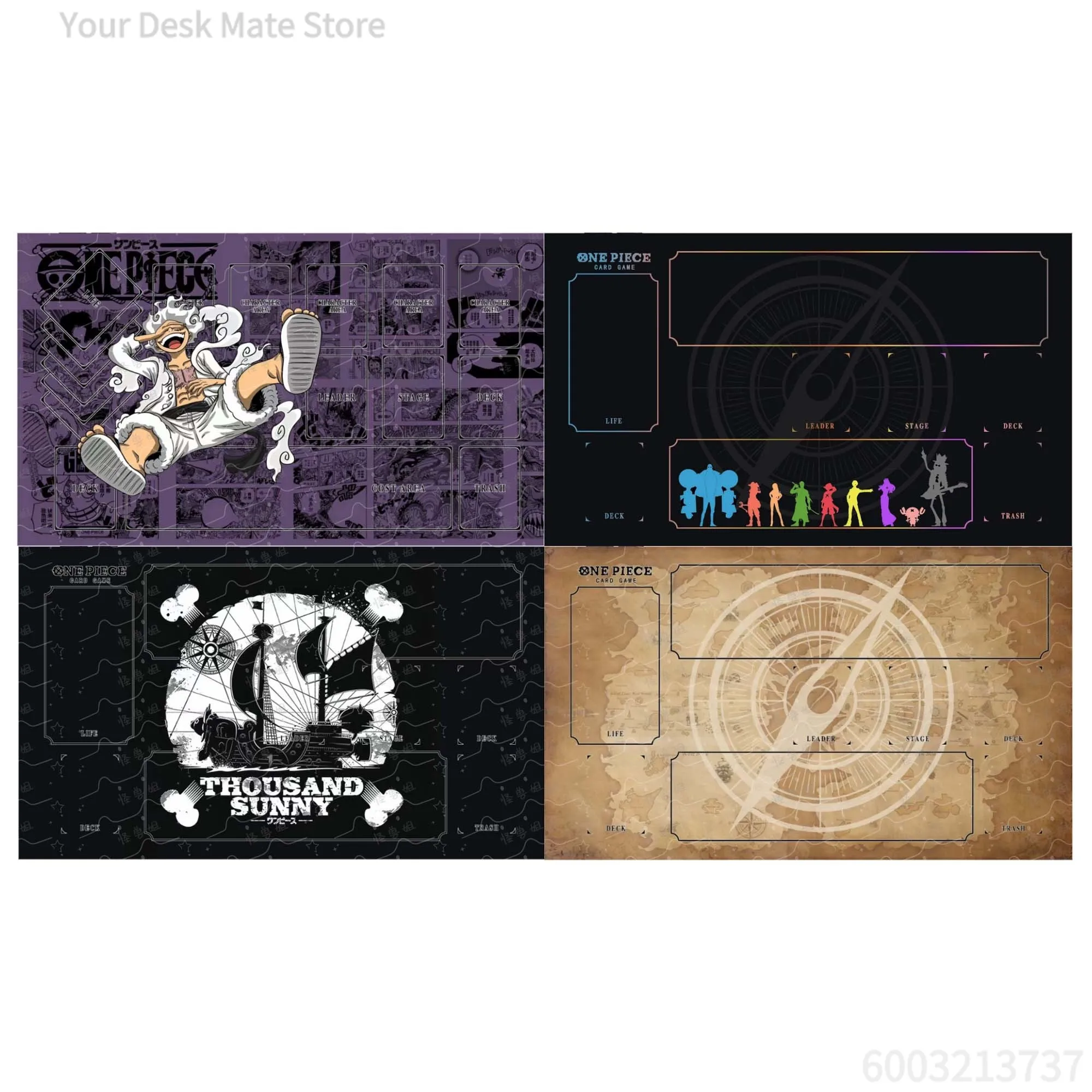Self Made One Piece Opcg Luffy Card Battle Mat Opcg Single P