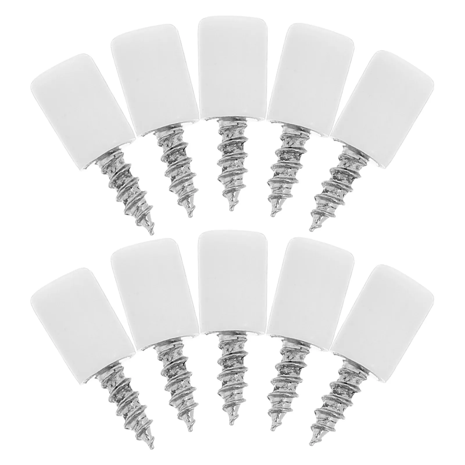 50Pcs Glass Self Tapping Shelf Support Pegs For Closet Shelves Organized Screw Stable Non- Sleeves Cabinet