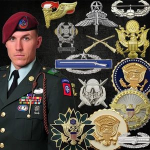 Military USA neckline EPAUlet Chest Chinstrap Distinctive Boning Skill Distinctive Qualification Asu Dress Metal Distinctive Choosable 8 Main Sales Find - №4