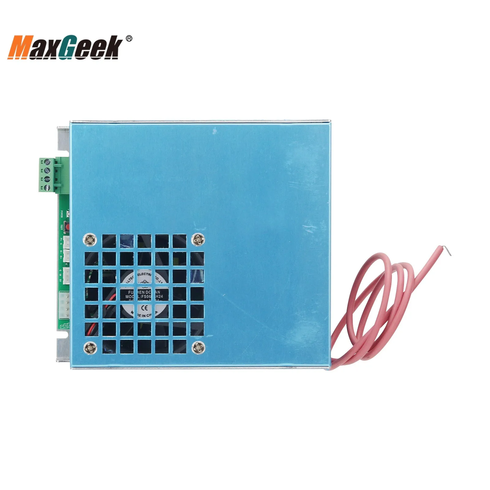 Maxgeek MYJG40W 40 Вт CO2-лазерный источник питания переменного тока 110 В/220 В идеально подходит для CO2-лазерной трубки, гравера, резака