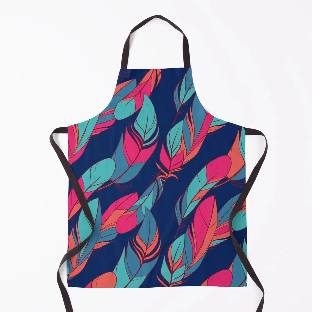 

Colourful feathers Apron Kitchen Things Woman Kitchens Apron