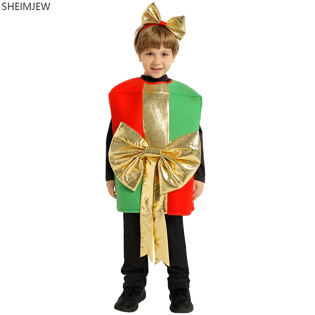 Enfant Christmas Gift Box Cosplay Costume Jumpsuit Christmas Party Chico Funny Gift Costume School Stage Performance Suit 2026 view 6