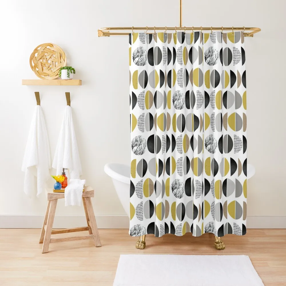 

Mid Century Modern Shower Curtain Shower Set Set For Bathroom Bathroom Fabric Shower Bathroom Curtain