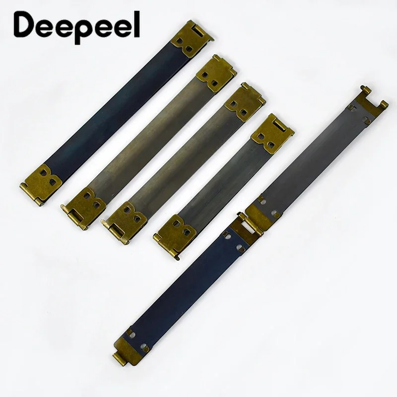 10Pcs Deepeel 8.5-15cm Metal Internal Flex Frame Clasp Spring Purse Wallet Bag Closure DIY Sewing Hardware Accessories Parts
