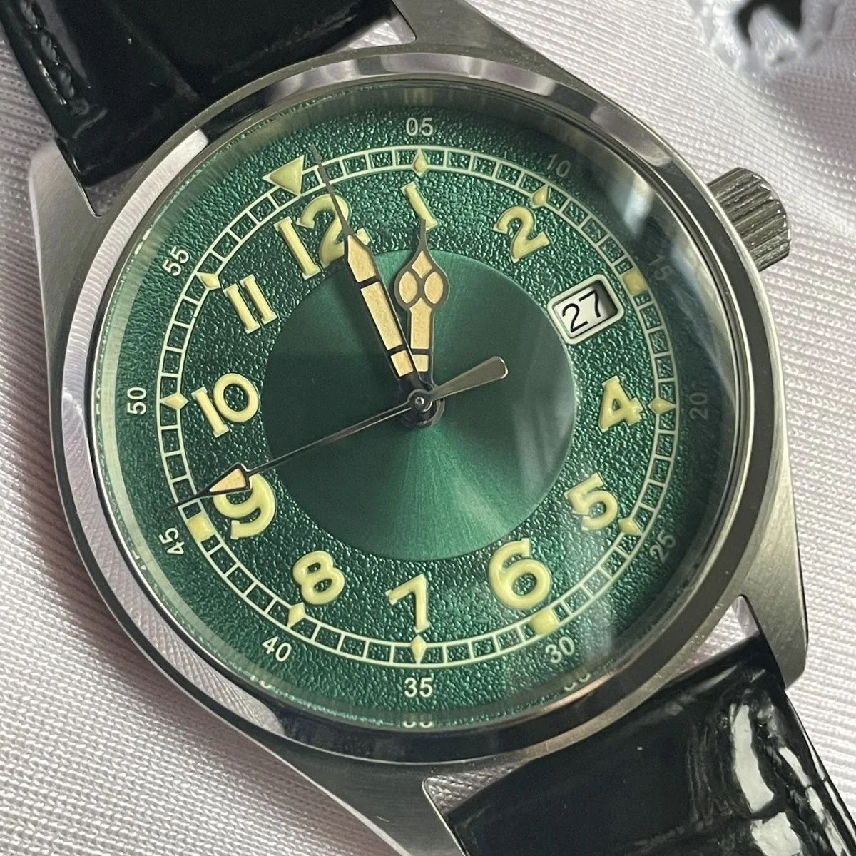 Reloj mecánico automático 40 mm reloj DIY modificado