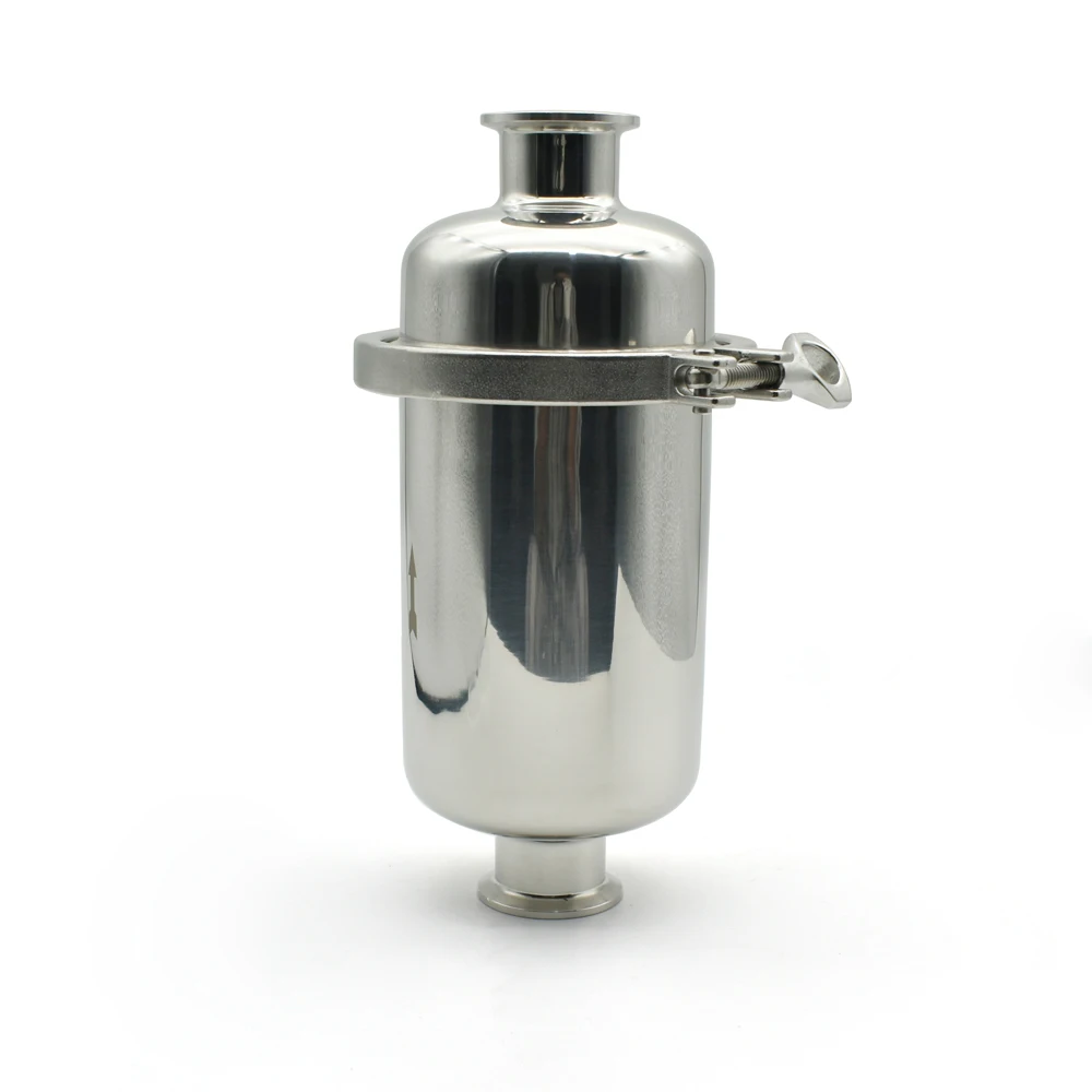 Curto Filtro Inline Adequado para Cerveja Caseira Brewing Tri Clamp Sus 304 Sus316l Aço Inoxidável 38 mm 51 mm Pipeline x 1.5 2