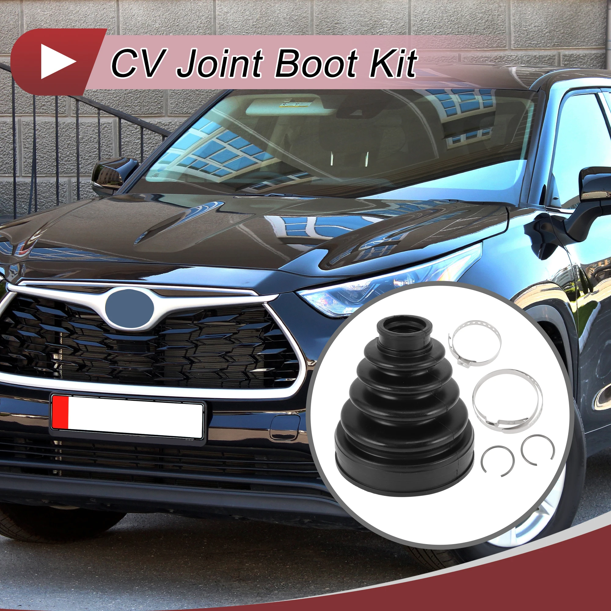 X Autohaux 1 مجموعة CV المشتركة التمهيد كيت لتويوتا هايلاندر 2008-2013 الداخلية سرعة ثابتة المشتركة التمهيد ث/المشابك رقم. 044370 W060 #2