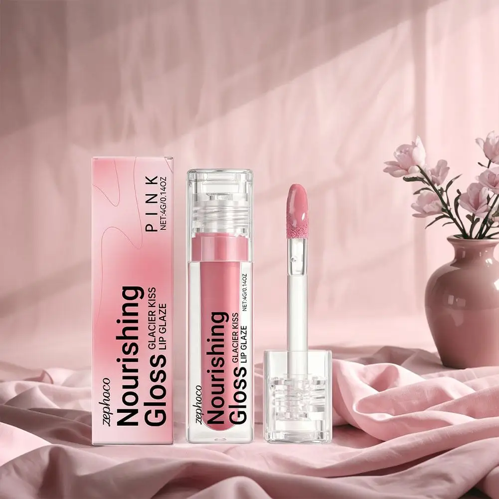 Brilho labial hidratante e nutritivo, acabamento espelhado 3d, laca labial, alivia a secura, descamação, fácil coloração, bálsamo labial, maquiagem de beleza