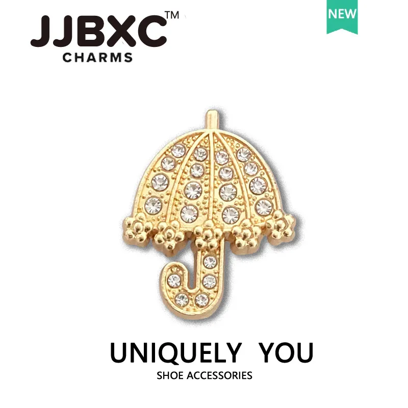 Metal JJBXC CHARM Shoe Buckle Shoe Accessories Golden Crown Five-pointed Star Pearl Chain DIY Fashion Shoes Accessories