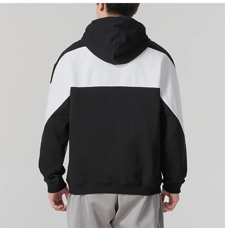 Nike Original Spring New Herren-Sport-Hoodie mit Spleißmuster, locker geschnitten, HJ0274-010 – Detail 6