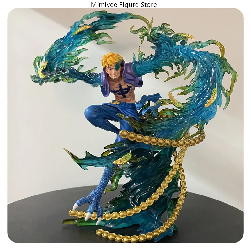 قطعة واحدة ماركو العنقاء تحلق تشكل قراصنة اللحية البيضاء 29 سنتيمتر أنيمي الشكل تمثال سطح المكتب الديكور هدية