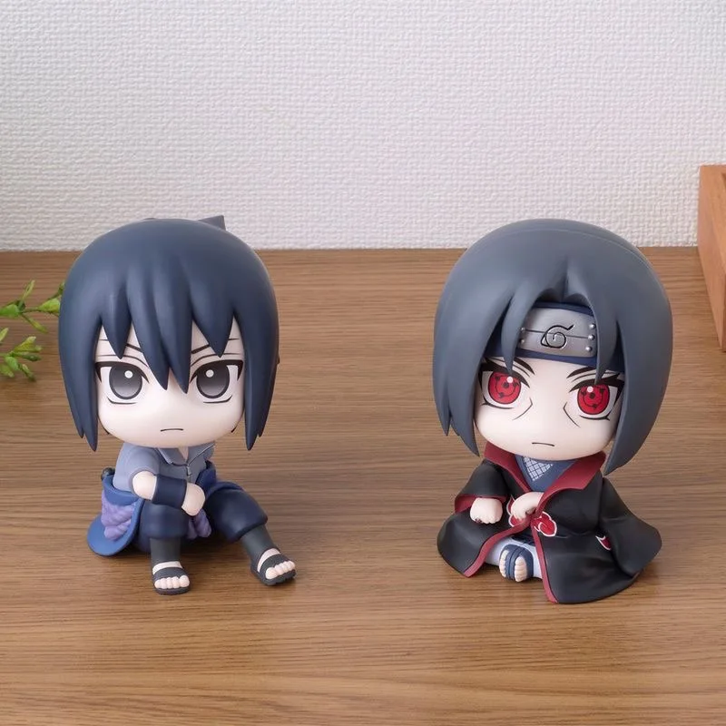 Naruto Anime Figur Sasuke Kakashi Itachi 9cm PVC Q-Version Statue Modell für Zimmer Schlafzimmer Dekoration Geschenk – Detail 3