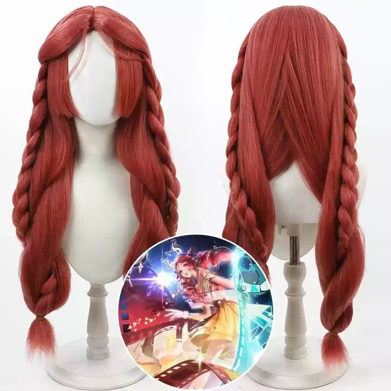 King of Glory Honor Collection Yao Cosplay Wig Heat Resistant Synthetic Hair Halloween Party Role Play + Free Wig Cap