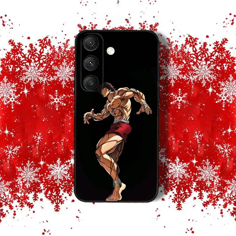 เคสโทรศัพท์ลายอนิเมะ B-BakiS H-HanmaS สำหรับ Samsung S22,S24,S20,S25,S23,S30,S21,Ultra,Plus,Fe,5G,Lite สัมผัสนุ่มลื่น